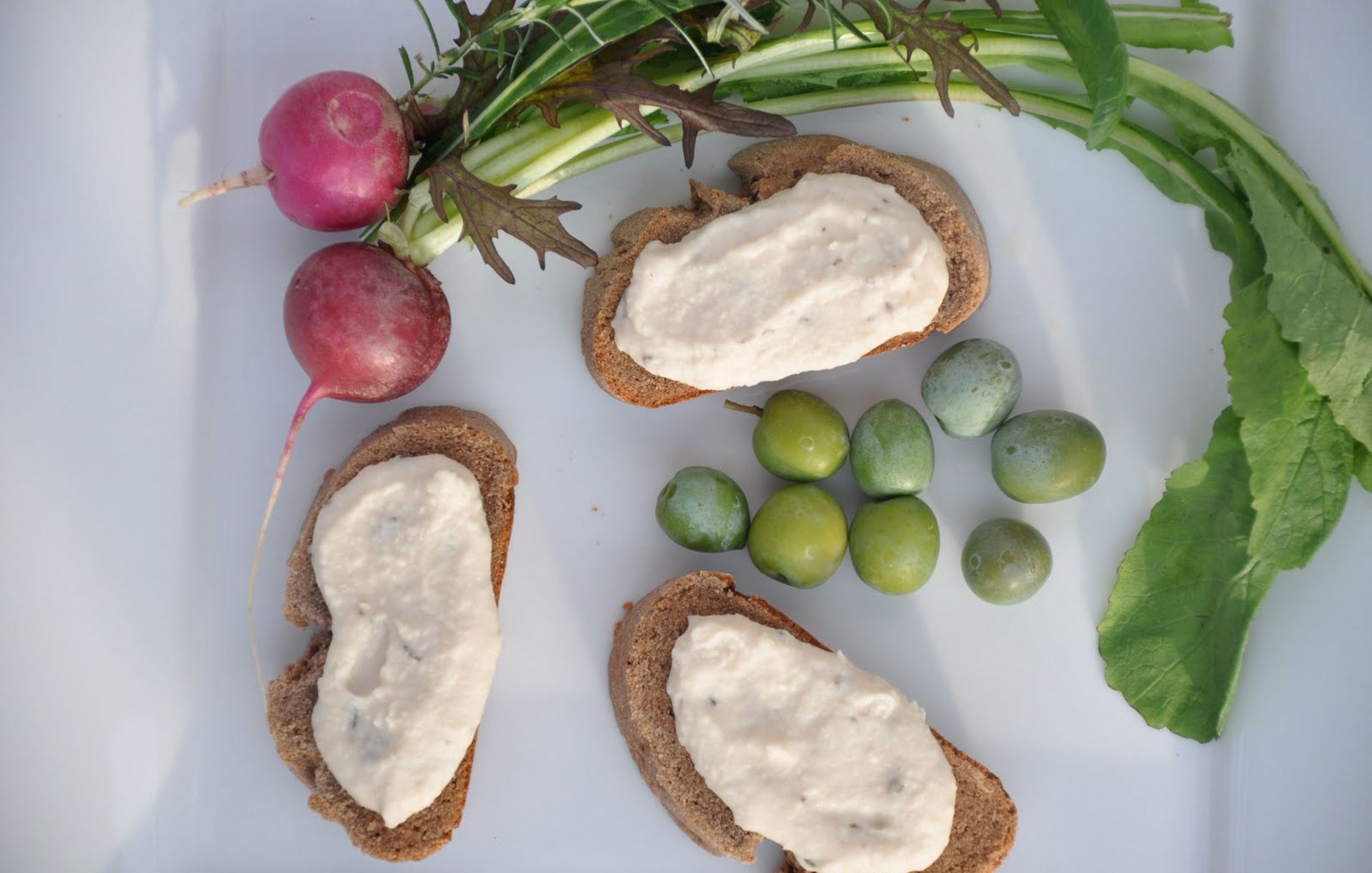 Garlic Rosemary White Bean Dip