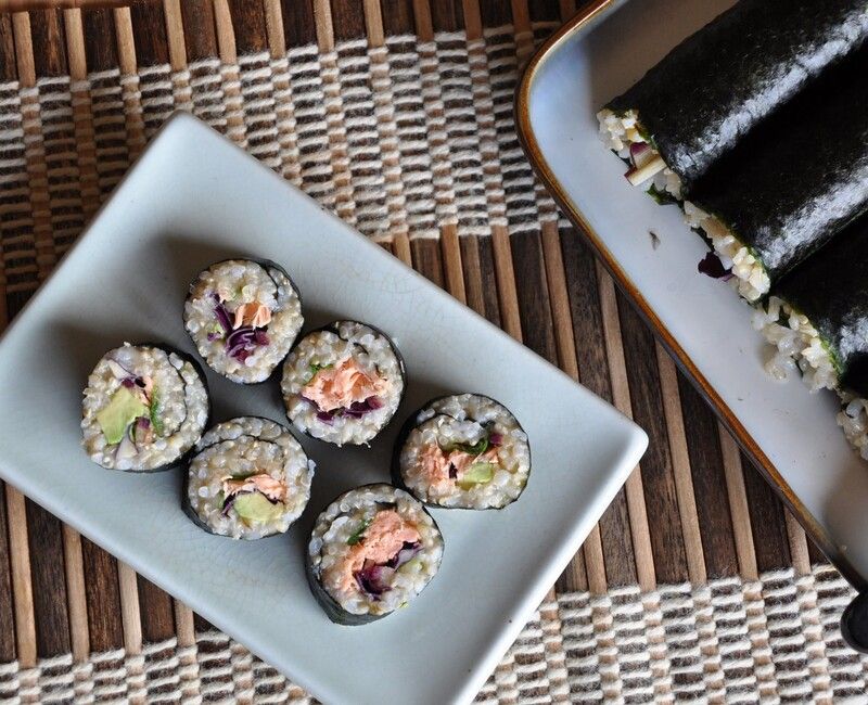 Nori Rolls with Sticky Brown Rice