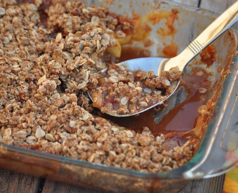 Coconut Sugar Apple Crisp Gluten-Free Vegan