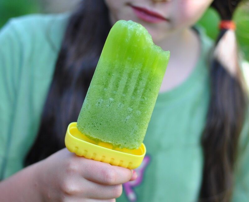 Honeydew-Cucumber-Mint Popsicles