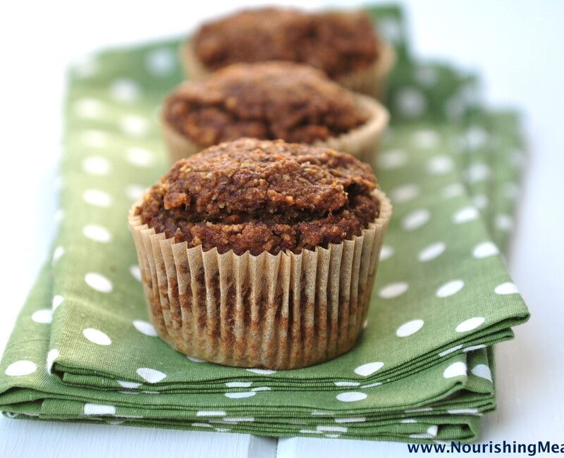 Gluten-Free Pumpkin Hazelnut Teff Muffins 