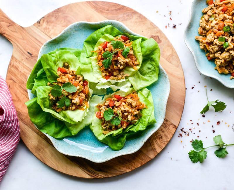 ASIAN TURKEY LETTUCE WRAPS-1