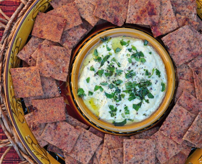 Amaranth and Sun-Dried Tomato Crackers Gluten-Free Vegan