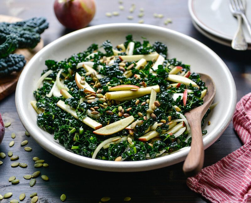 BALSAMIC KALE APPLE SLAW-1