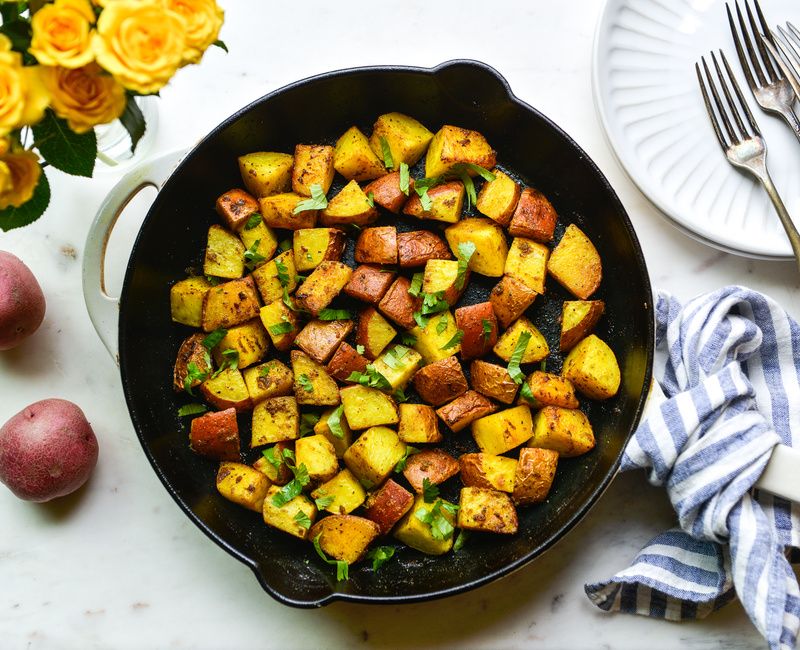 BUTTER-CURRY ROASTED RED POTATOES-1