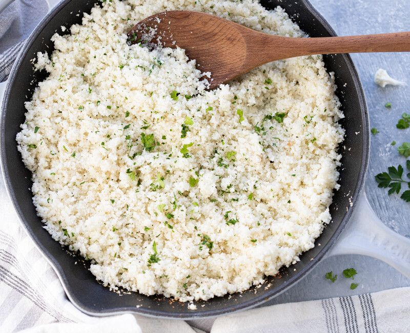 Basic Riced Cauliflower