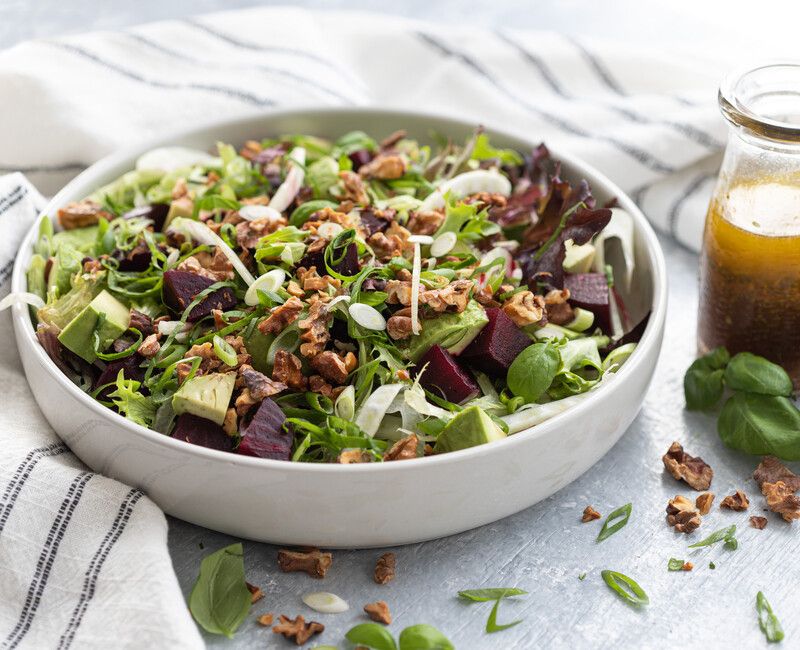 Beet and Fennel Salad with Orange Vinaigrette