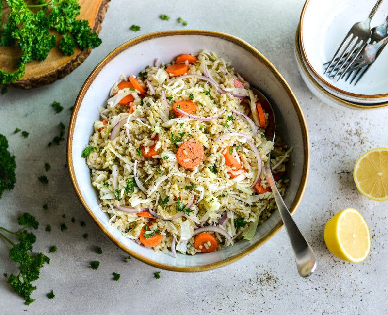 CABBAGE AND BROWN RICE SALAD-1