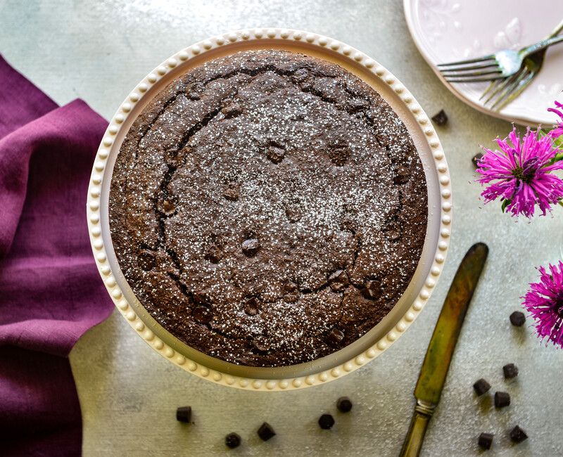 CHOCOLATE-BANANA ALMOND FLOUR CAKE-11