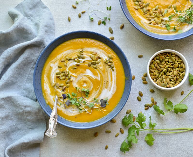 CURRIED CARROT CAULIFLOWER SOUP-1