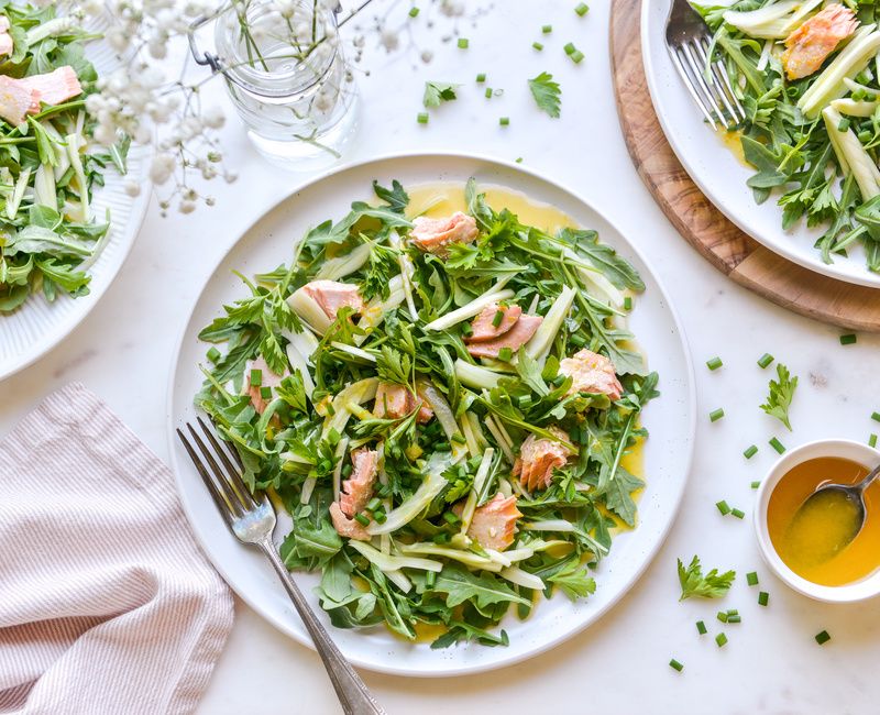 FENNEL-SALMON-ARUGULA-SALAD-ORANGE-VINAIGRETTE-YEAST-FREE-1