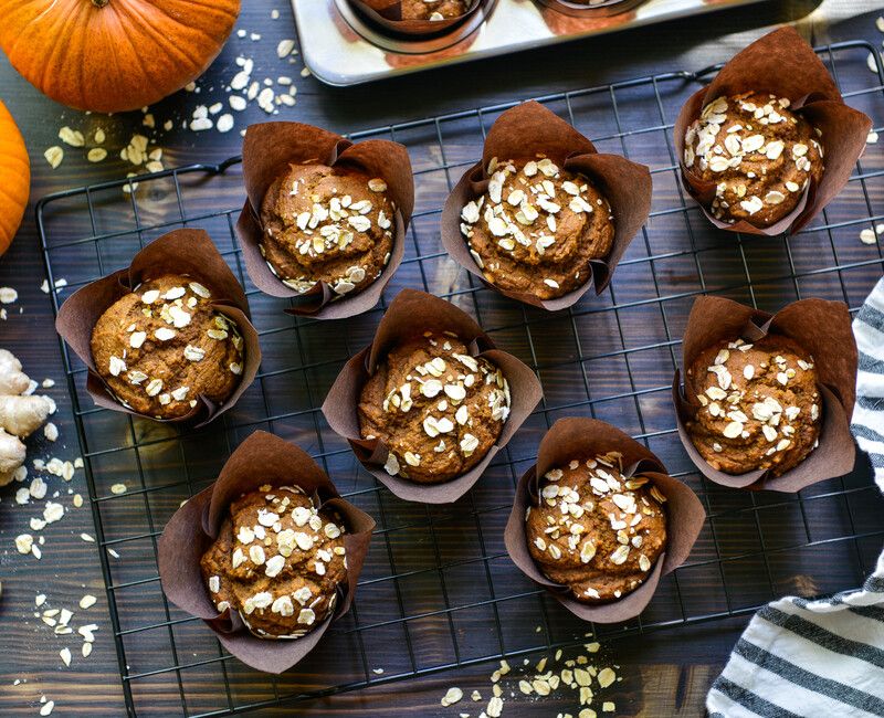 GLUTEN-FREE PUMPKIN OAT MUFFINS-1