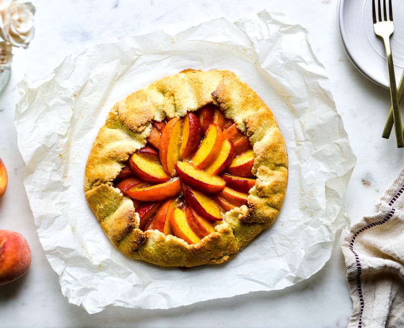 GRAIN-FREE GLUTEN-FREE PEACH GALETTE-44