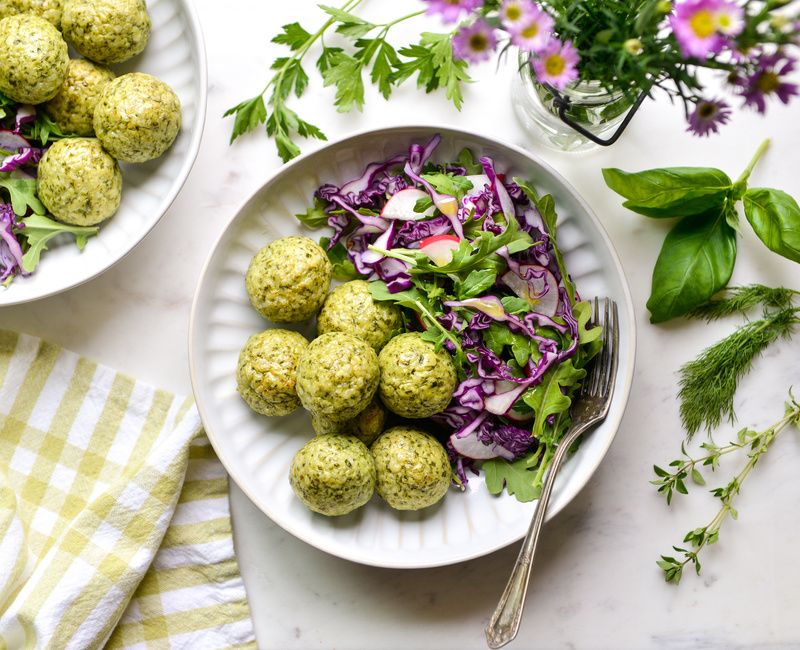 HERBED CHICKEN AND RICE MEATBALLS-1