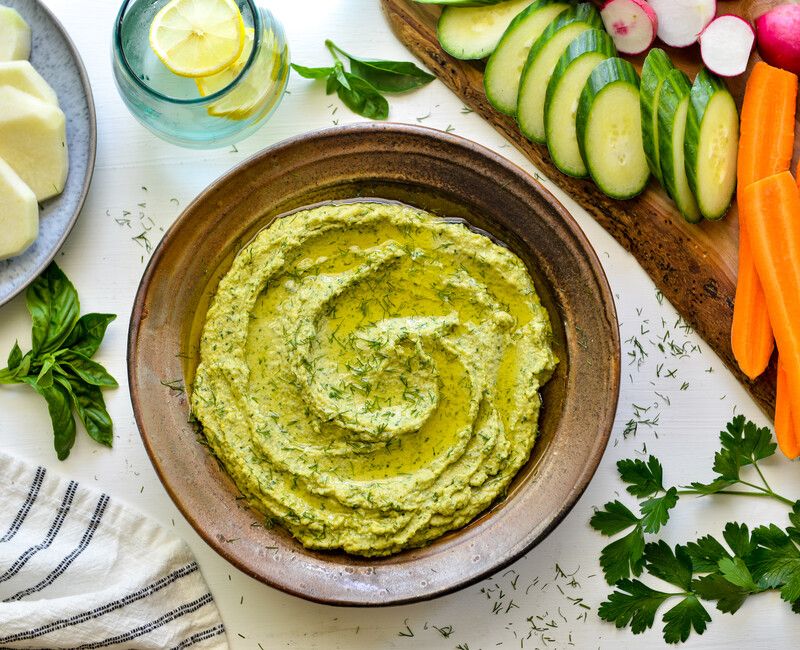 HERBED HUMMUS-1