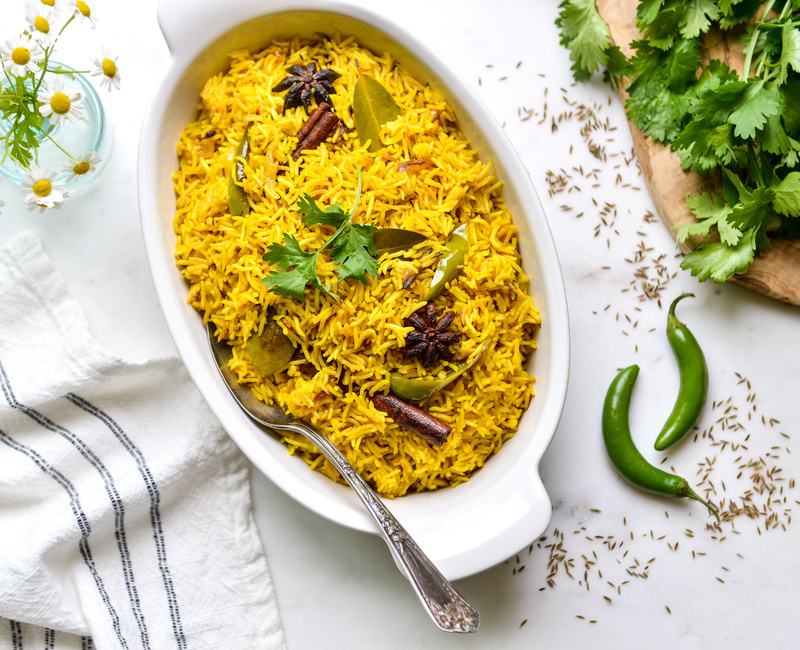 INDIAN SPICED RICE PILAF-PUALO-1