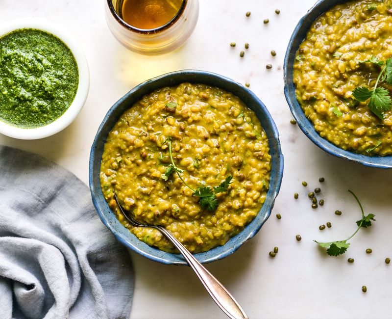 INSTANT POT MUNG BEAN AND RICE CONGEE-1