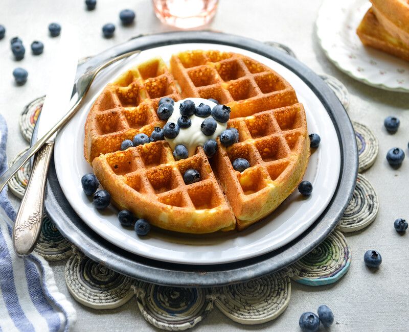 KETO ALMOND FLOUR WAFFLES-3