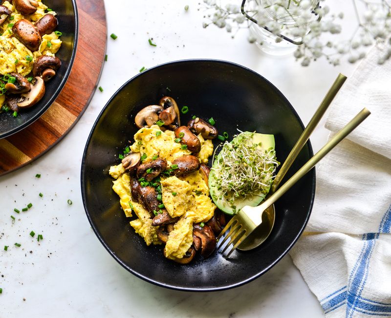 KETO EGG MUSHROOM BREAKFAST SCRAMBLE-1