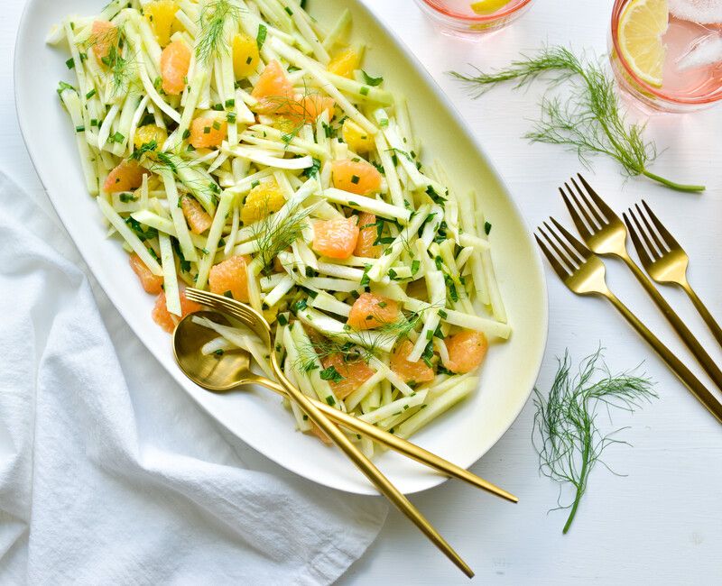 KOHLRABI FENNEL AND CITRUS SLAW-1