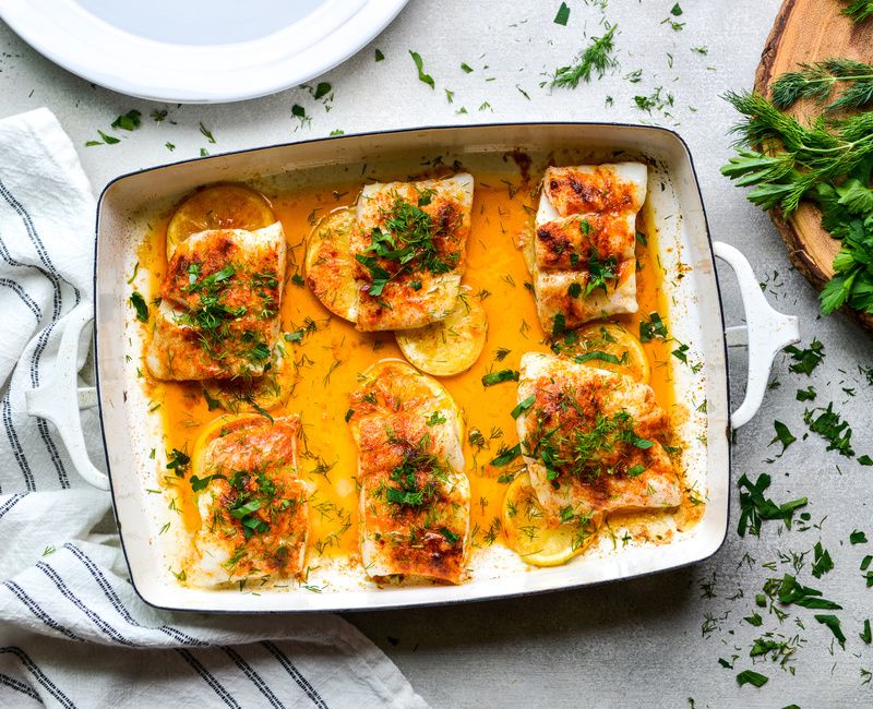 LEMON-PAPRIKA BAKED COD-2