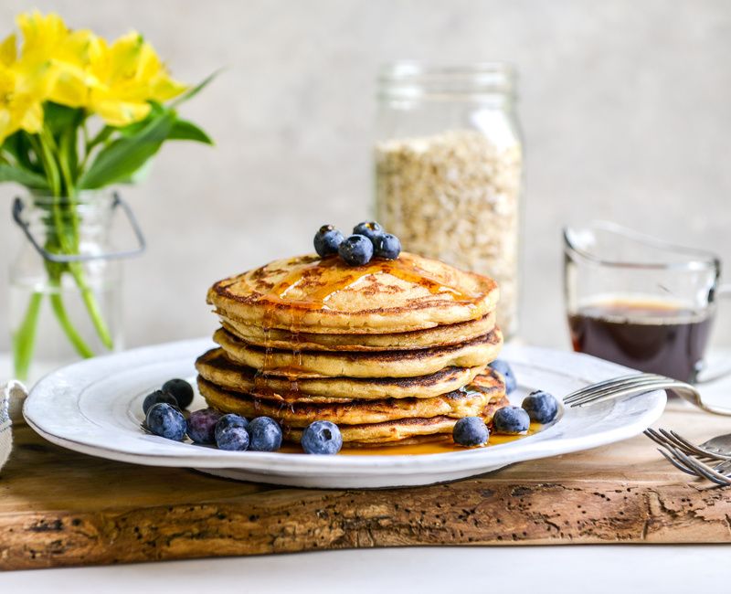 OVERNIGHT OATMEAL BUTTERMILK PANCAKES GLUTEN-FREE-1