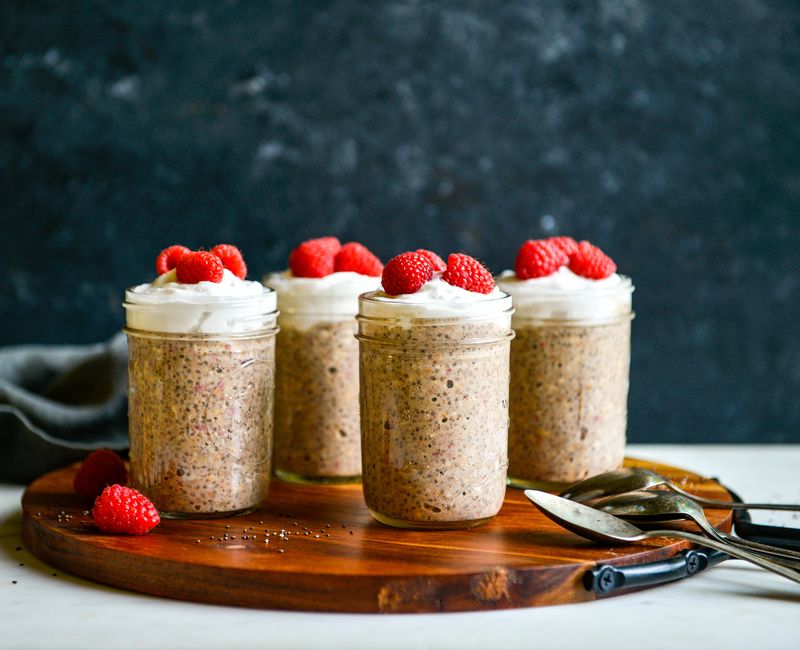 RASPBERRY ALMOND OVERNIGHT CHIA-OATMEAL-1