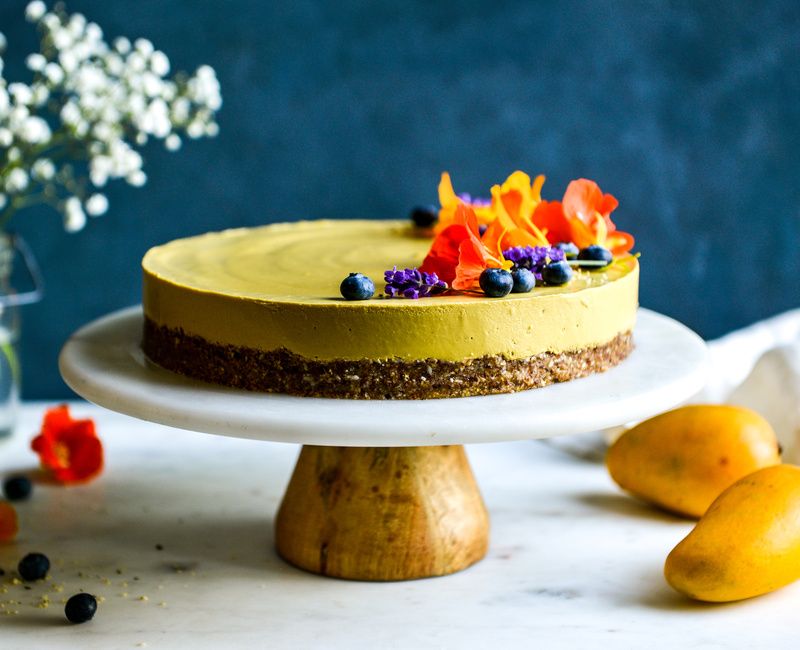 RAW MANGO-ORANGE CHEESECAKE-2