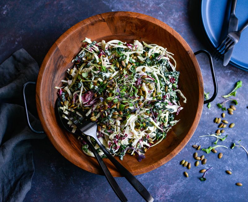 Radicchio and Kale Slaw-1