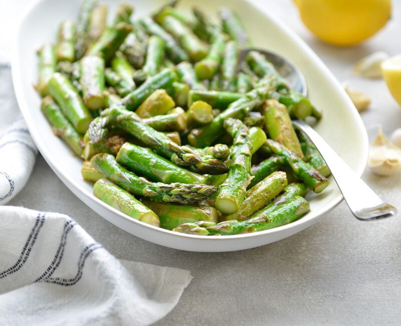 SAUTÉED ASPARAGUS WITH LEMON GARLIC-1