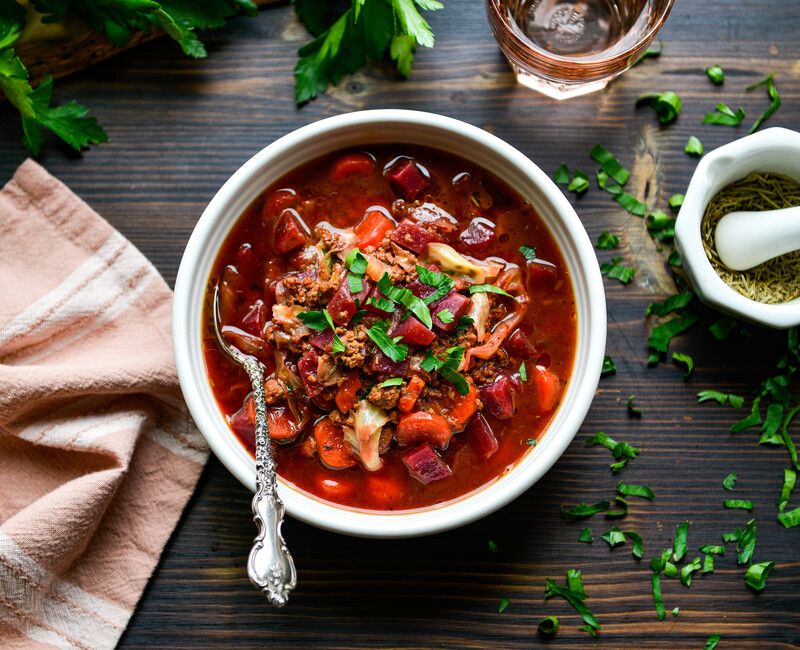 SAVORY BEET BEEF CABBAGE STEW-1