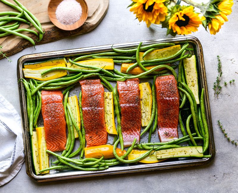 SHEET PAN WILD SALMON WITH GARDEN VEGETABLES-1