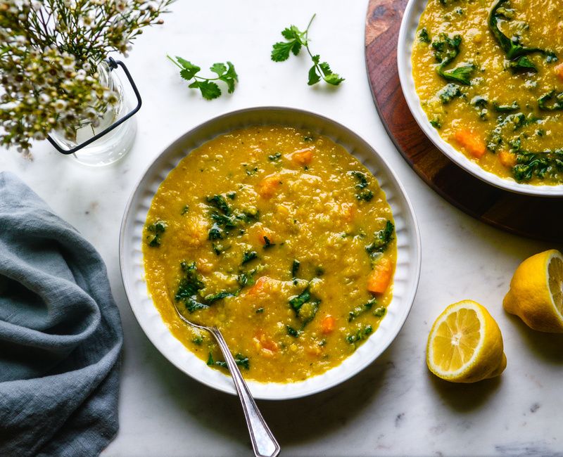 SOOTHING RED LENTIL SOUP 2024