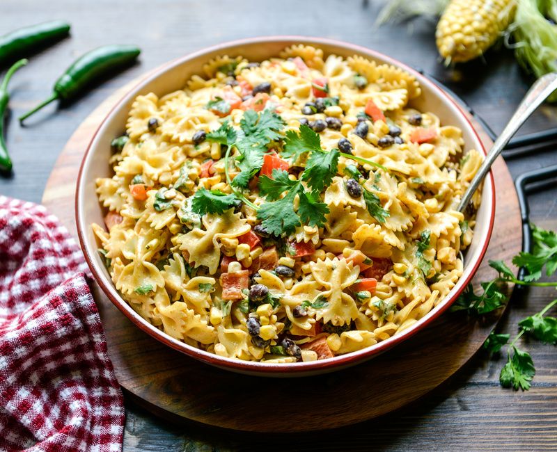 SOUTHWESTERN BOWTIE PASTA AND BLACK BEAN SALAD-1