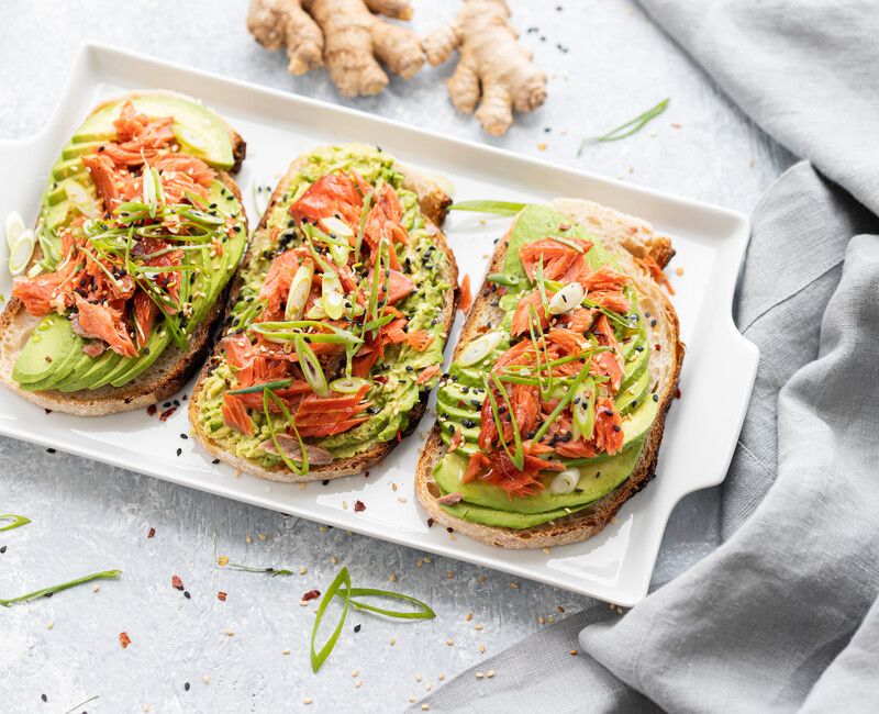 Sesame Smoked Salmon Avocado Toast