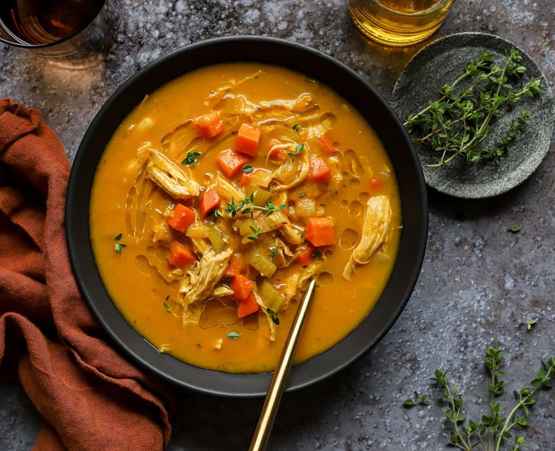 Simple Chicken and Carrot Soup