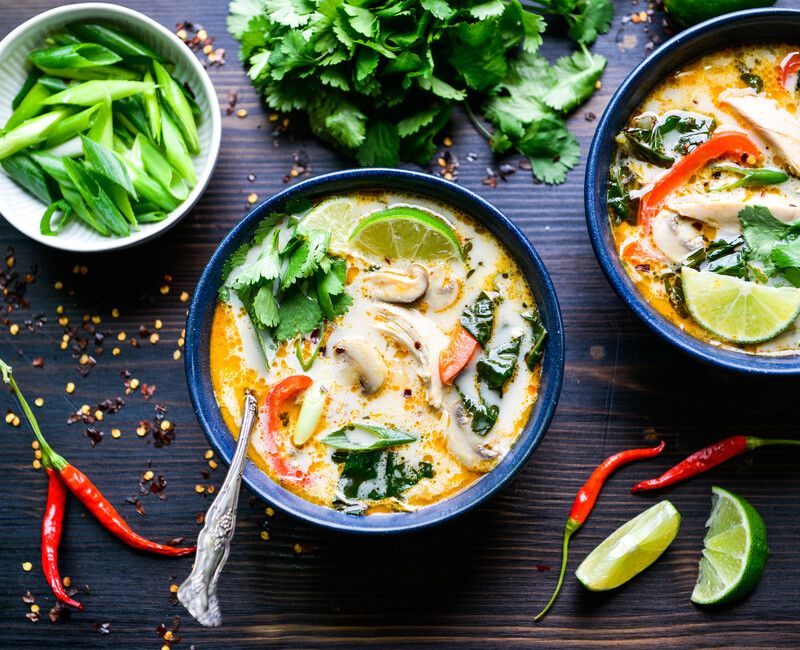 THAI COCONUT CHICKEN SOUP-1