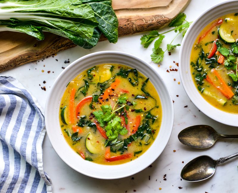 THAI COCONUT VEGETABLE SOUP-1