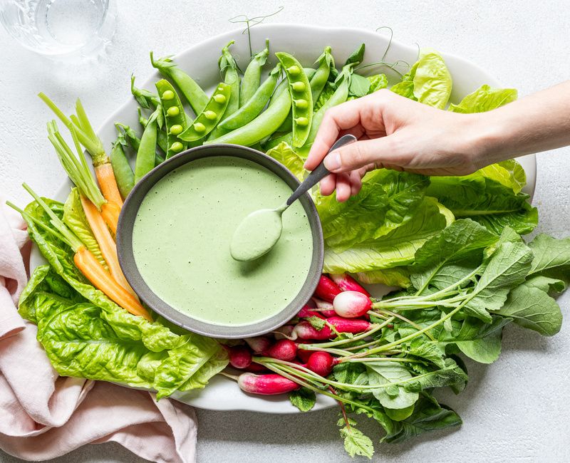 Yogurt Green Goddess Dip and Dressing