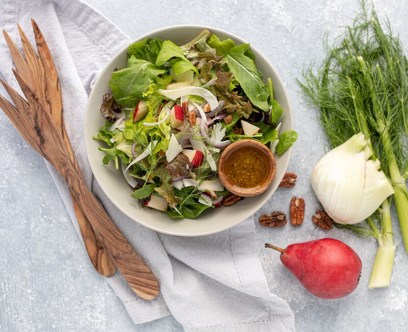 Arugula Salad with Pear and Fennel