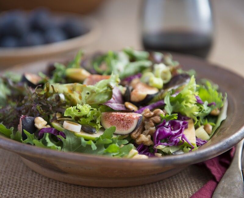 Autumn Harvest Salad with Balsamic Vinaigrette