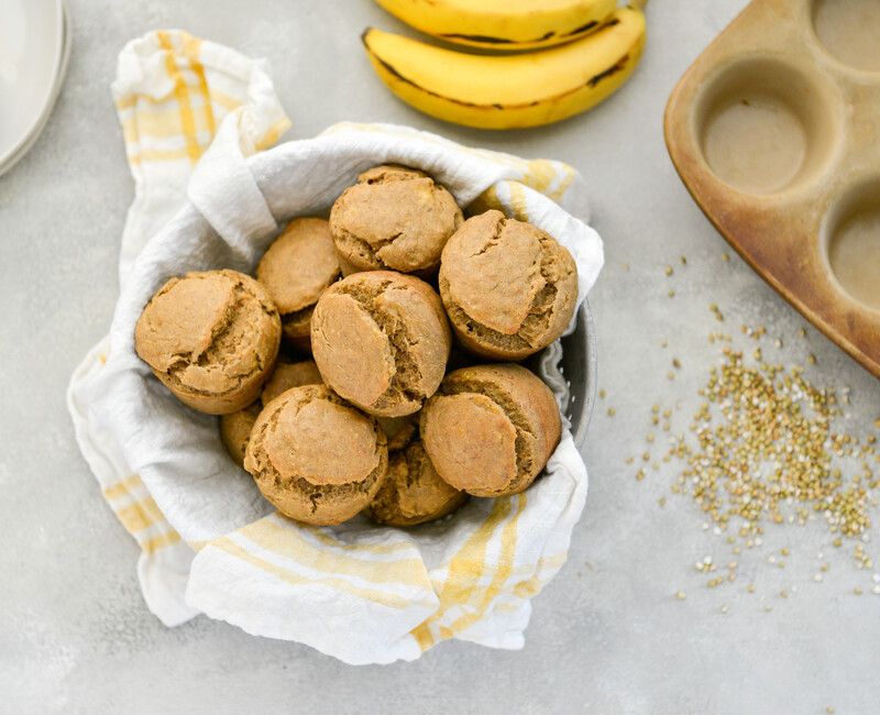 Egg-Free Gluten-Free Vegan Banana Buckwheat Muffins