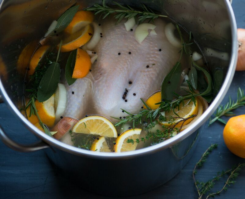 Apple Cider and Herb Brined Turkey