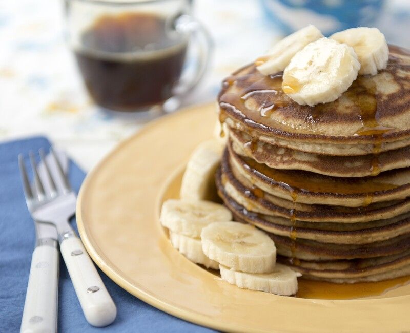 Banana Almond Pancakes