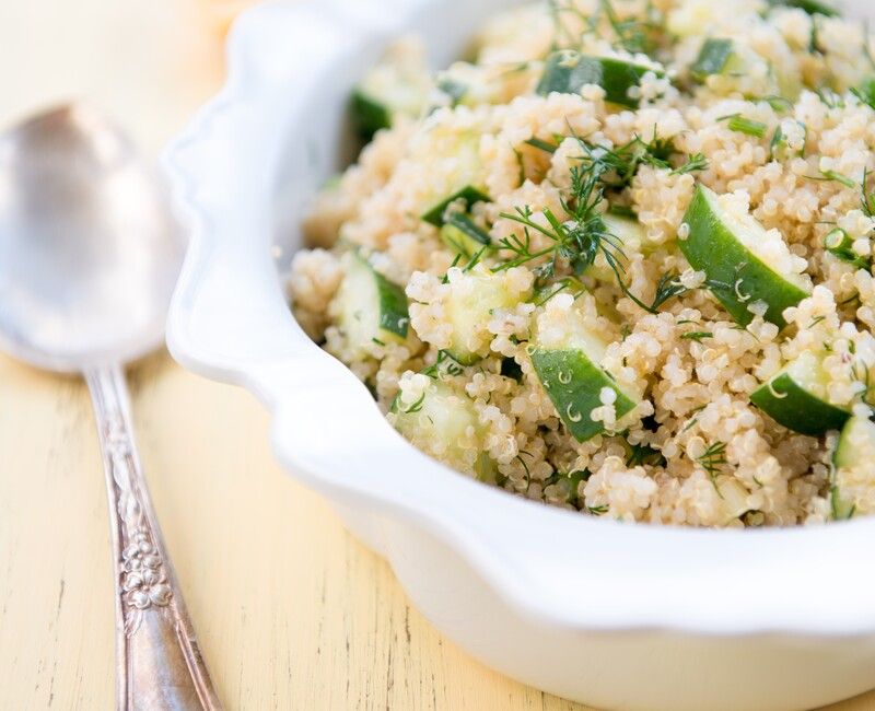 Cucumber Dill Quinoa Salad