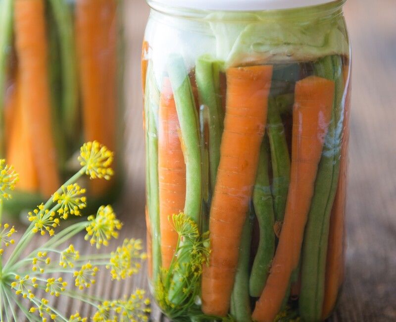 Dilly Carrots and Green Beans