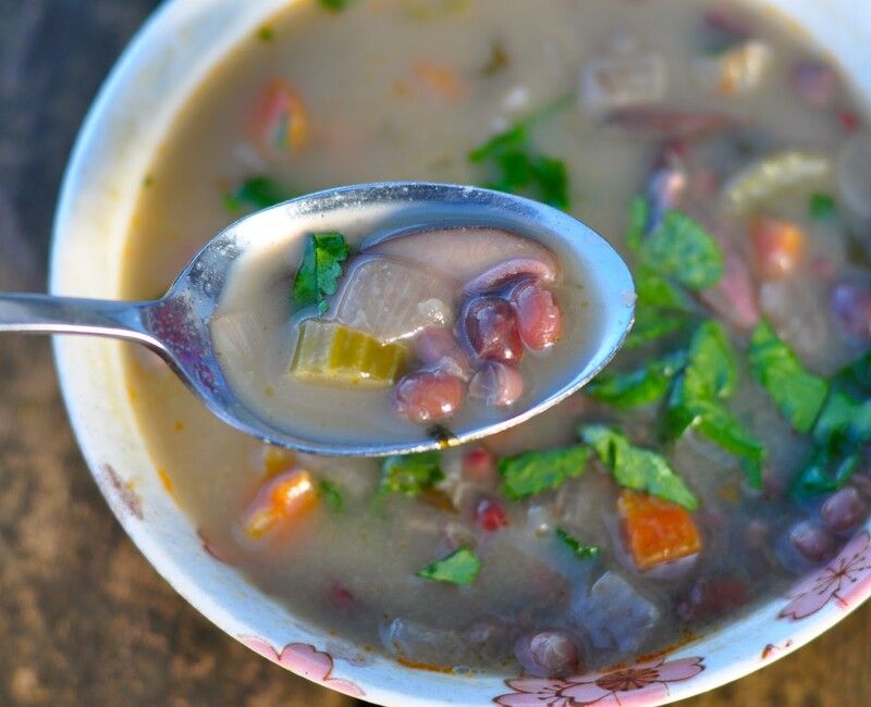 Adzuki Bean and Sea Vegetable Soup