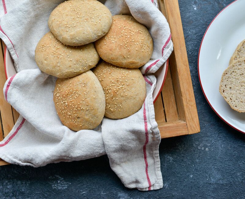 Gluten-Free Vegan Hamburger Buns