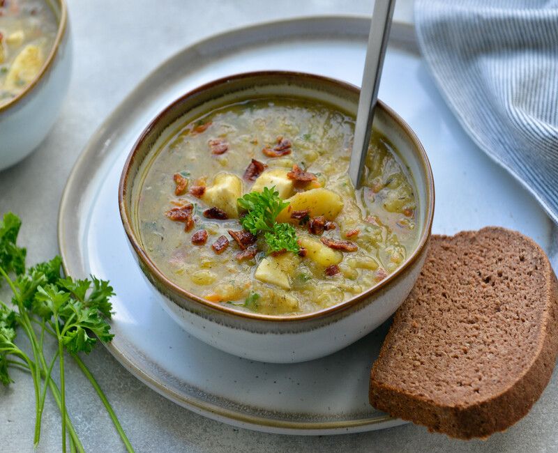 DAIRY-FREE Halibut and Potato Chowder