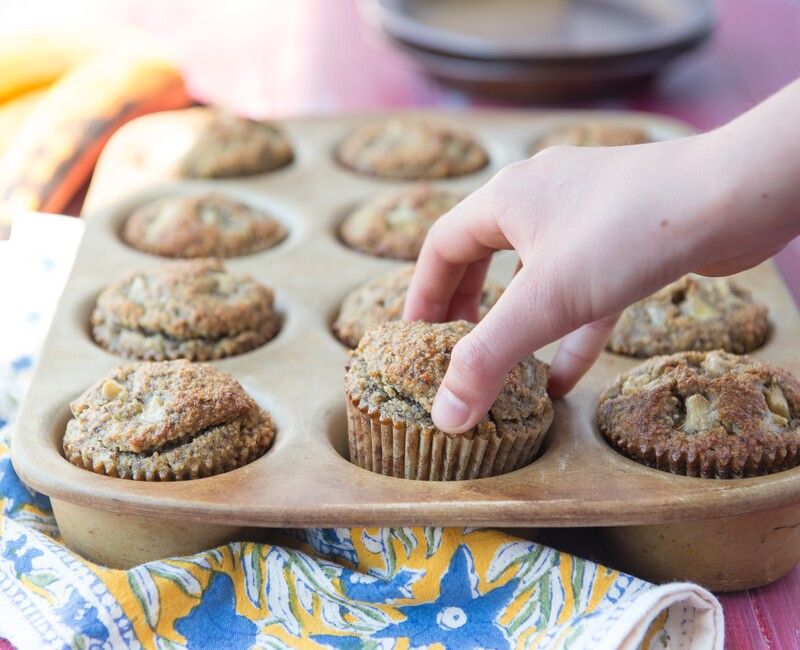 Paleo Grain-Free Hazelnut Banana Muffins